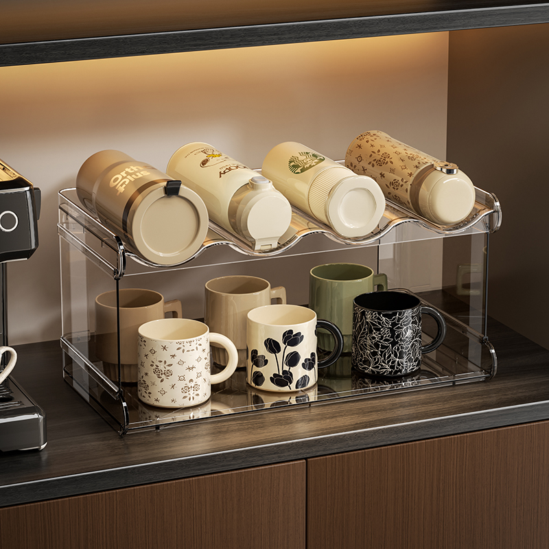 杯子收纳置物架餐边柜客厅桌面