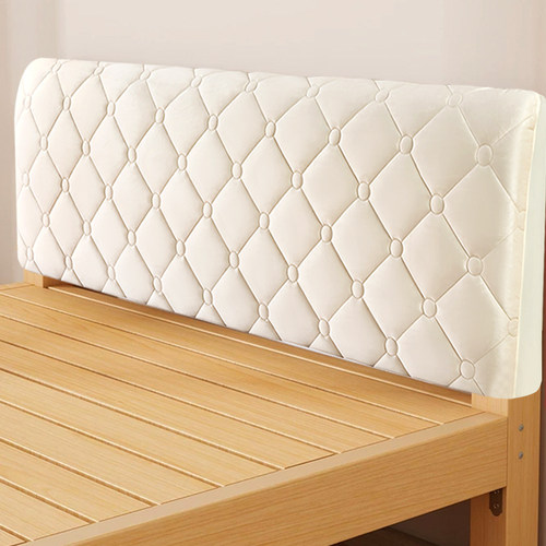 木头硬板床头套罩2024新款软包