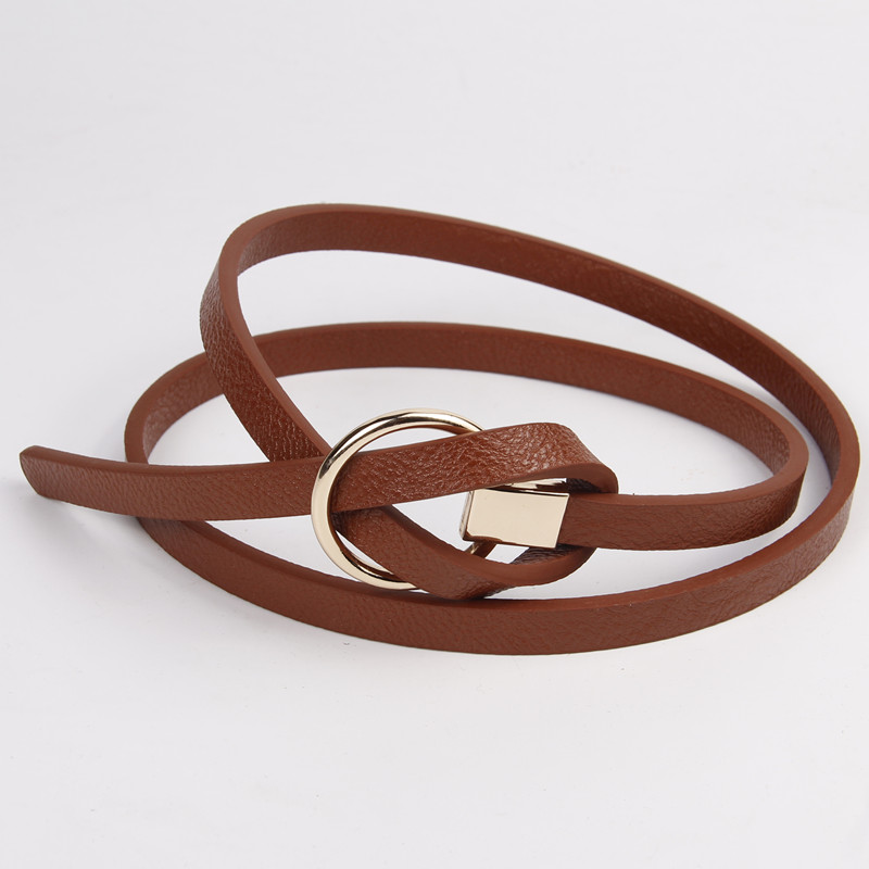 打结无针连衣裙简约女款细腰带