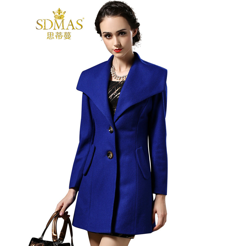 思蒂蔓女装高端羊毛呢子大衣60%羊毛厚料大领外套欧美风大气知性,女装/女士精品,毛呢外套,淘宝优惠券,粉丝福利购,淘宝优惠卷