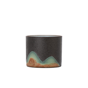 陶瓷品茗杯功夫茶具茶杯禅黑日式杯彩釉杯子喝茶小茶杯日用小陶杯