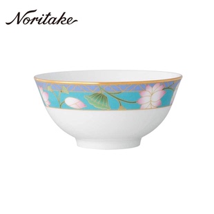 Noritake则武LOTUS FOUNTAIN中式高档轻奢金边米饭碗家用精致餐具