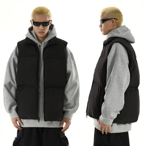 冬季日系复古保暖背心马夹