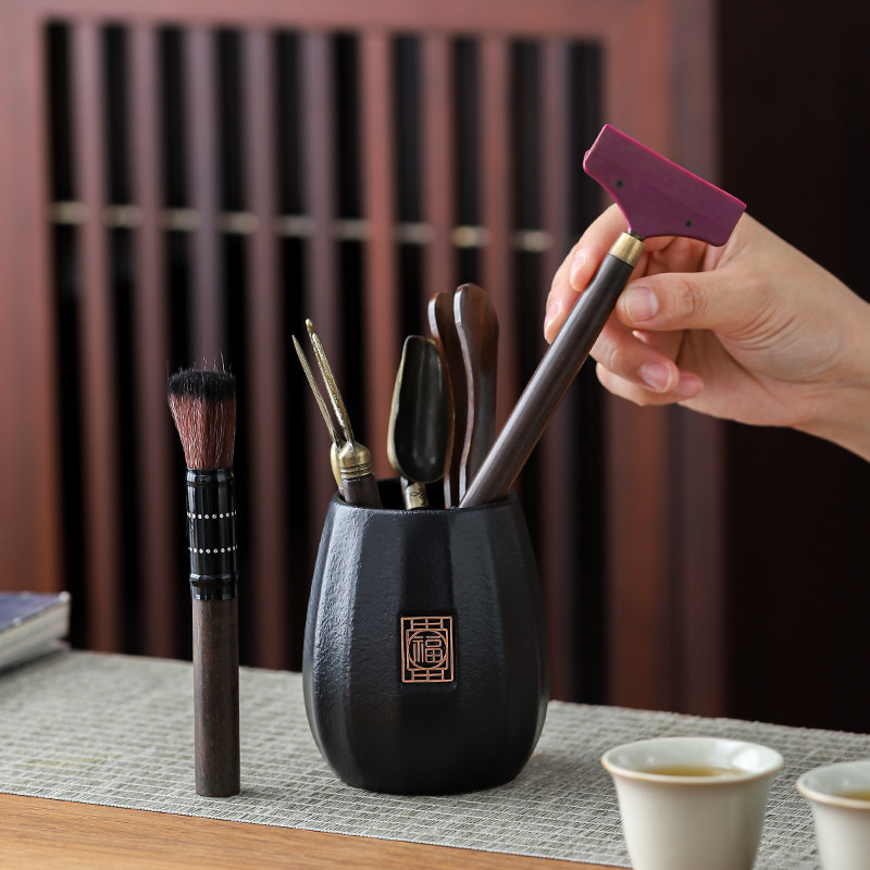 晟窑陶瓷茶道六君子套装茶具配件大全六件套轻奢收纳泡茶工具套装,餐饮具,茶道/零配,淘宝优惠券,粉丝福利购,淘宝优惠卷