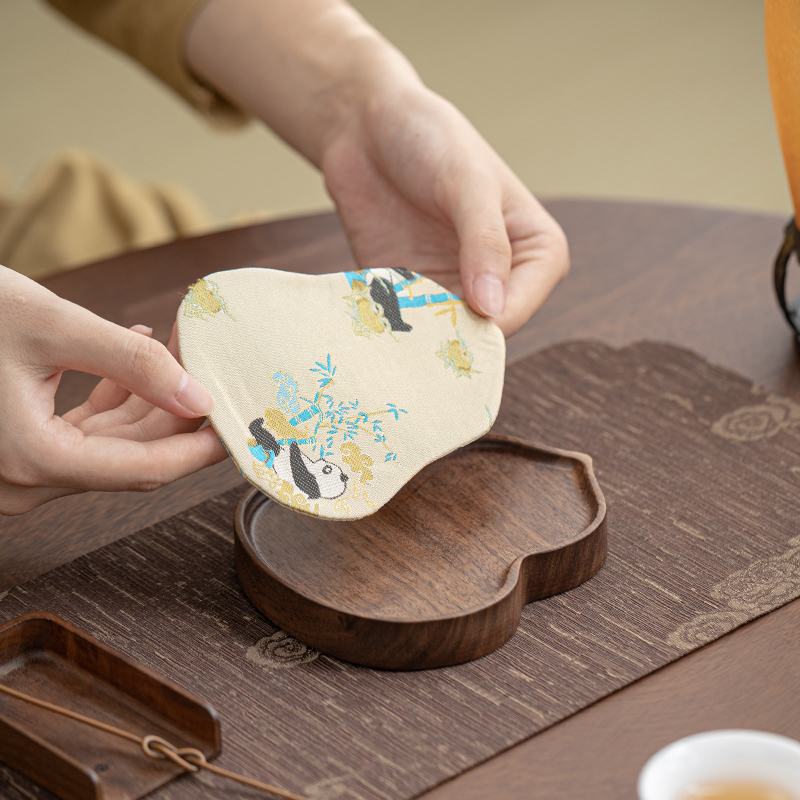 晟窑新中式福禄胡桃木