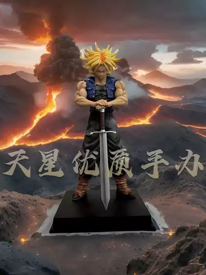 StatueBro - Dragon Ball Z Ultimate Warrior Trunks Large Scale Action Figure Model