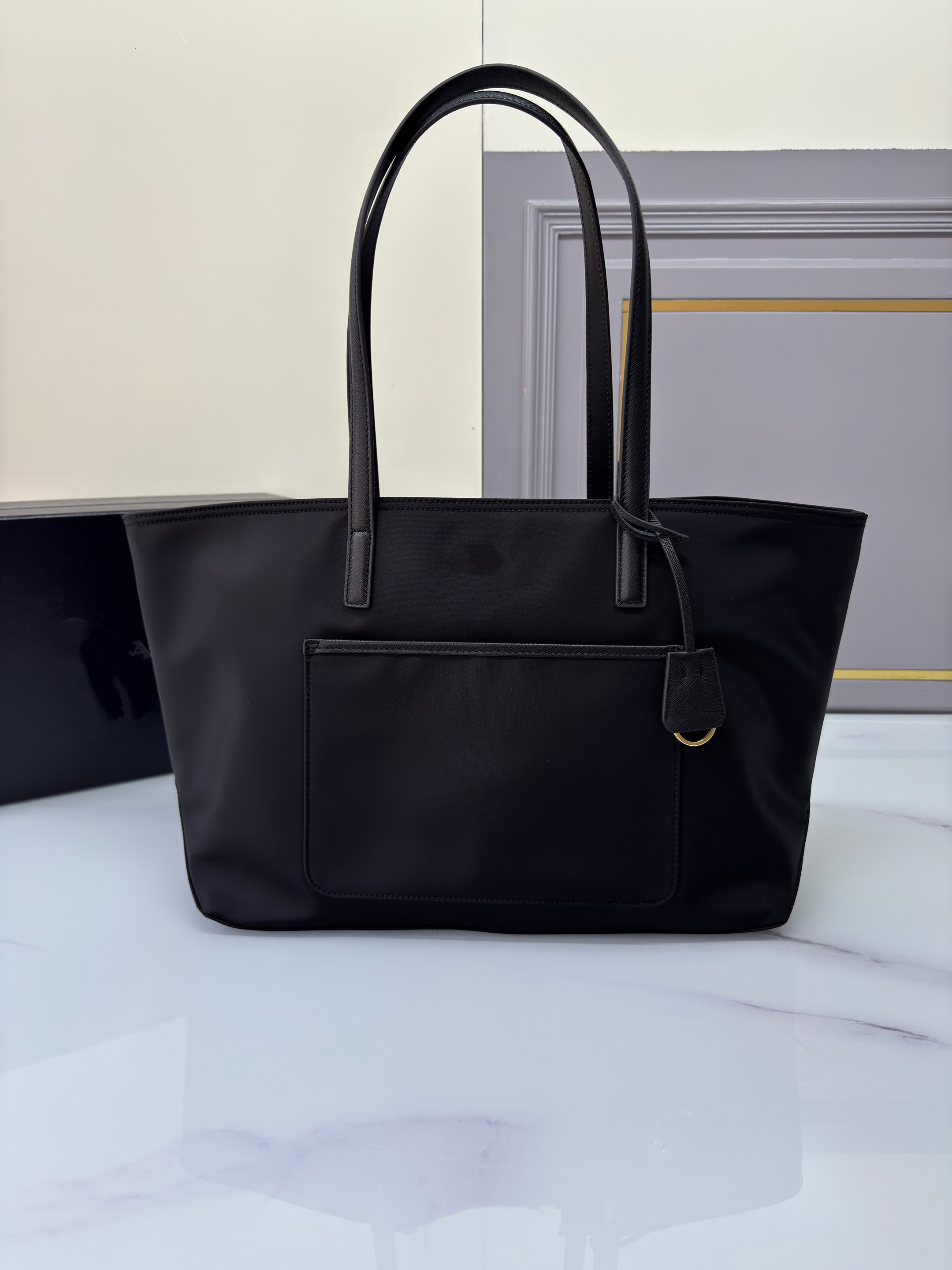 女士新款托特包降落伞防水尼龙布单肩包年轻时尚潮流大容量手提包