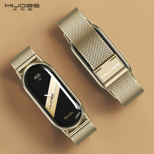 米布斯适用小米手环10/9/8表带