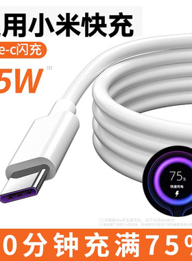 极客小K Type-c数据线闪充适用于小米红米青春版10/9/6x8se5k20八3K30note7/mix2pro8a2快充tape充电器线快充