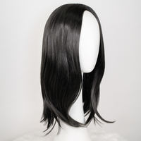 DMS Wig: Women's Long Hair, mid-parted Black Long Straight hair, Full Wig style, Elegant and stylish Wig (J75) thumbnail 2