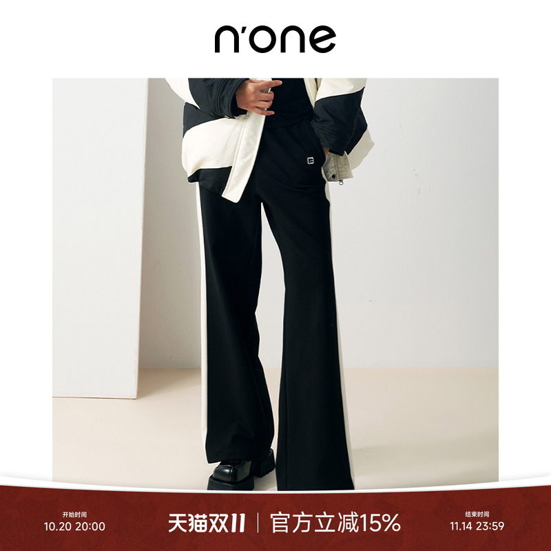 高腰显瘦NONE长款休闲裤