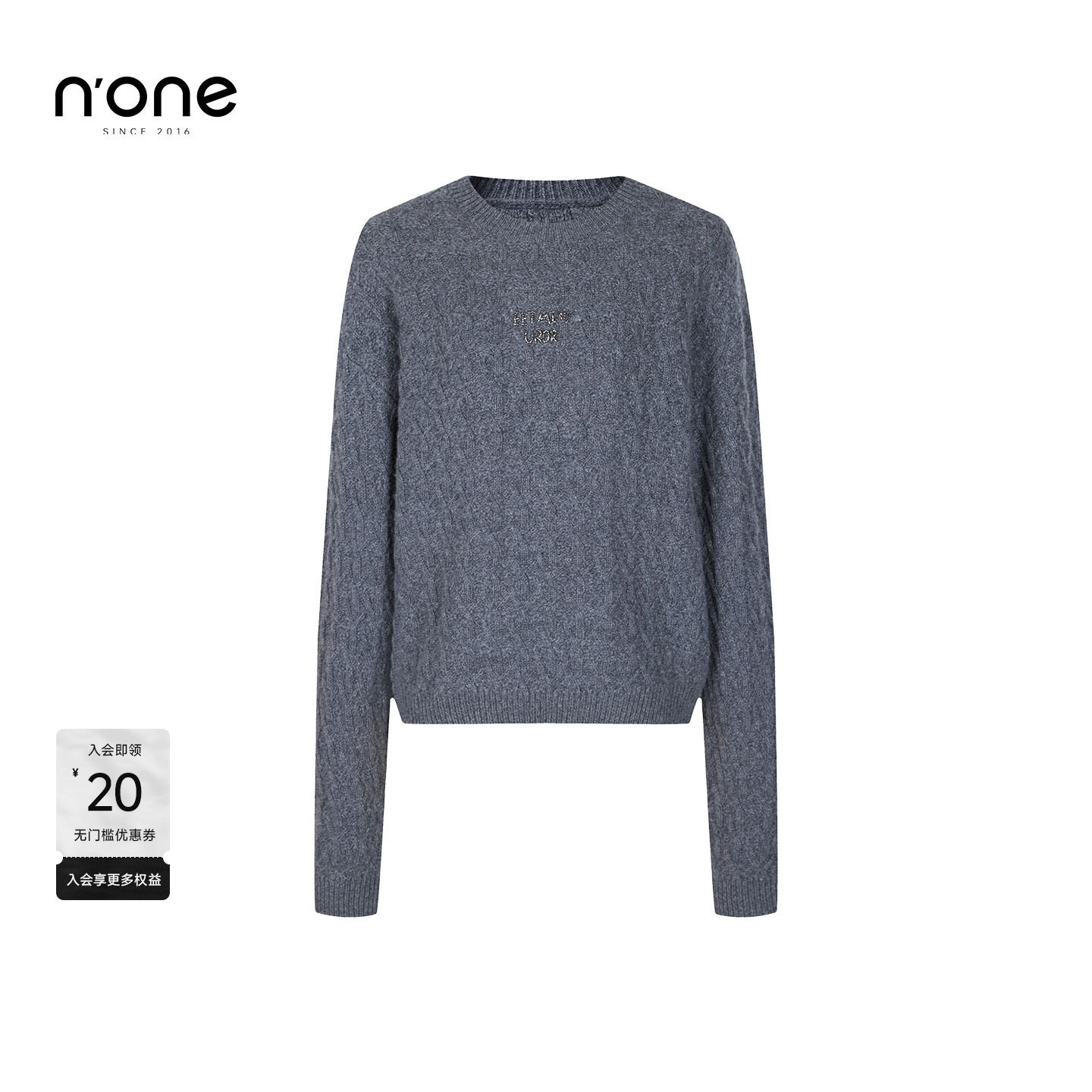 none100%山羊绒简约百搭毛衣