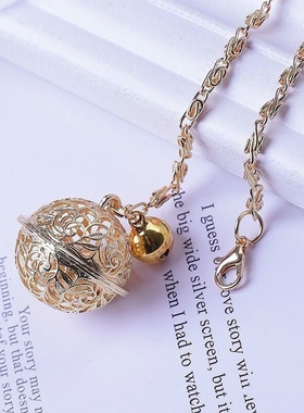 铃铛一步一响宫铃扣链圈小铃铛汽车钥匙扣挂件钥匙链圈环挂绳饰品