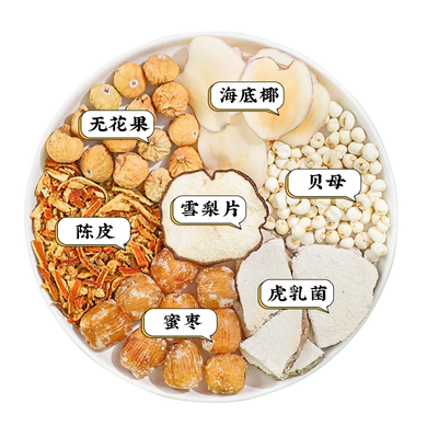 虎乳菌海底椰润肺汤煲汤材料包