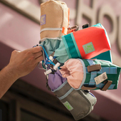 Lug 自行车水壶包 小布车型通用车头包 现货日本Blue 骑行装 备包