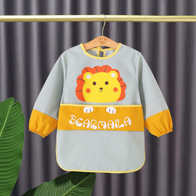 宝宝罩衣儿童吃饭围兜围裙饭兜防水防脏画画婴儿外穿秋冬饭衣长袖,童装/婴儿装/亲子装,反穿衣/罩衣,淘宝优惠券,粉丝福利购,淘宝优惠卷