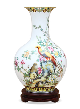 景德镇客厅插花电视柜玄关装饰品