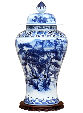 高岭瓷土平安招财明清古典客厅