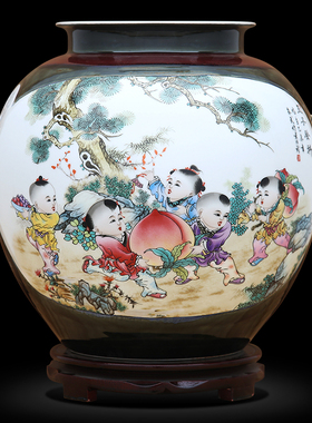 招财纳福新中式客厅摆件