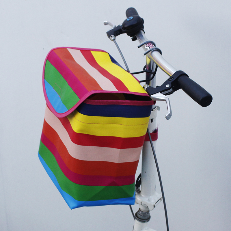 Panier pour vélo JAKROO en toile - Ref 2255634 Image 2