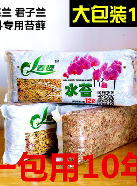 水苔 蝴蝶兰专用营养土优质无菌压缩干苔藓无土栽培介质基质保湿