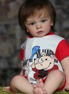 NPK60厘米仿真娃娃男孩宝宝 手工3D皮肤静脉血丝可见女孩过家家玩