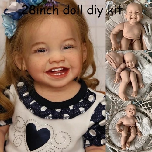 28inch reborn Doll Kit Mila 重生婴儿模具 DIY配件 米拉