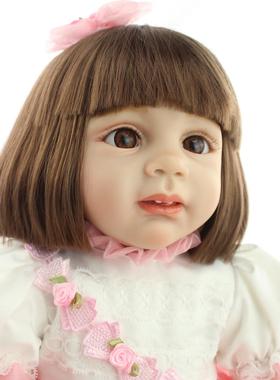 仿真小女孩 Fridolin 女孩玩具礼物rooted hair服装模特