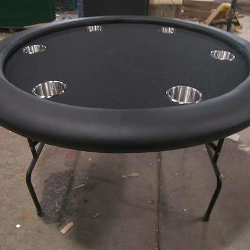 德州扑克桌可折叠圆桌 棋牌室专用 可定制筹码桌布布垫颜色尺寸