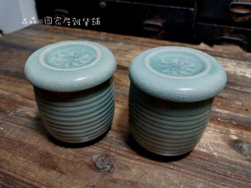 青瓷日式风茶具主人杯