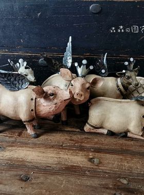 农场美式乡村风树脂公主创意摆件