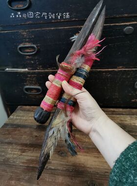 实木雕刻民族手工摆件木制工艺品