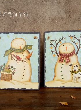 工艺复古做旧美式乡村风家居装饰