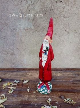欧美实心圣诞老人儿童房家居装饰