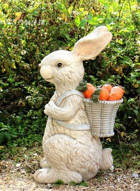 样品复活节彩蛋兔子庭院落地摆件