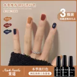 Демисезонный лак для ногтей, комплект для маникюра, популярно в интернете, 2024 года, новая коллекция, широкая цветовая палитра, три цвета, полный комплект