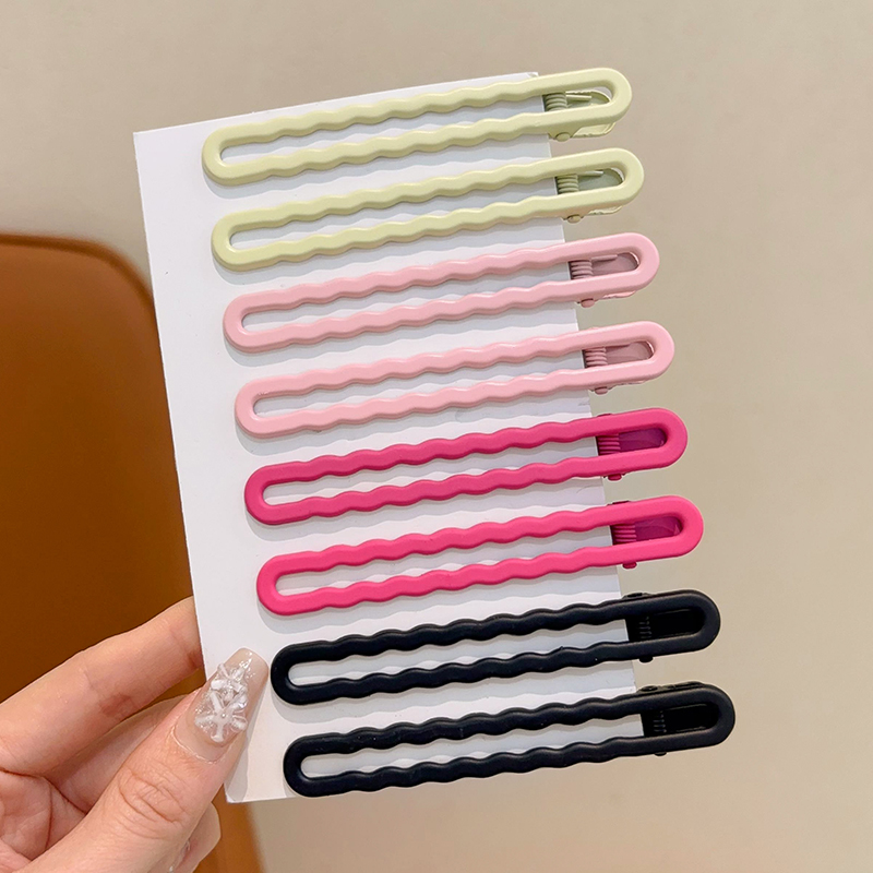 韩系多巴胺波浪碎发刘海发夹