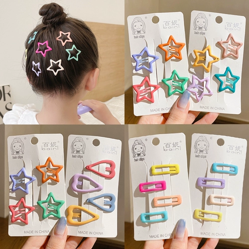 Детская милая маленькая челка, детские шпильки для волос, аксессуар для волос, заколка для волос