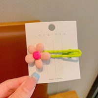 Розовые шпильки для волос в форме цветка