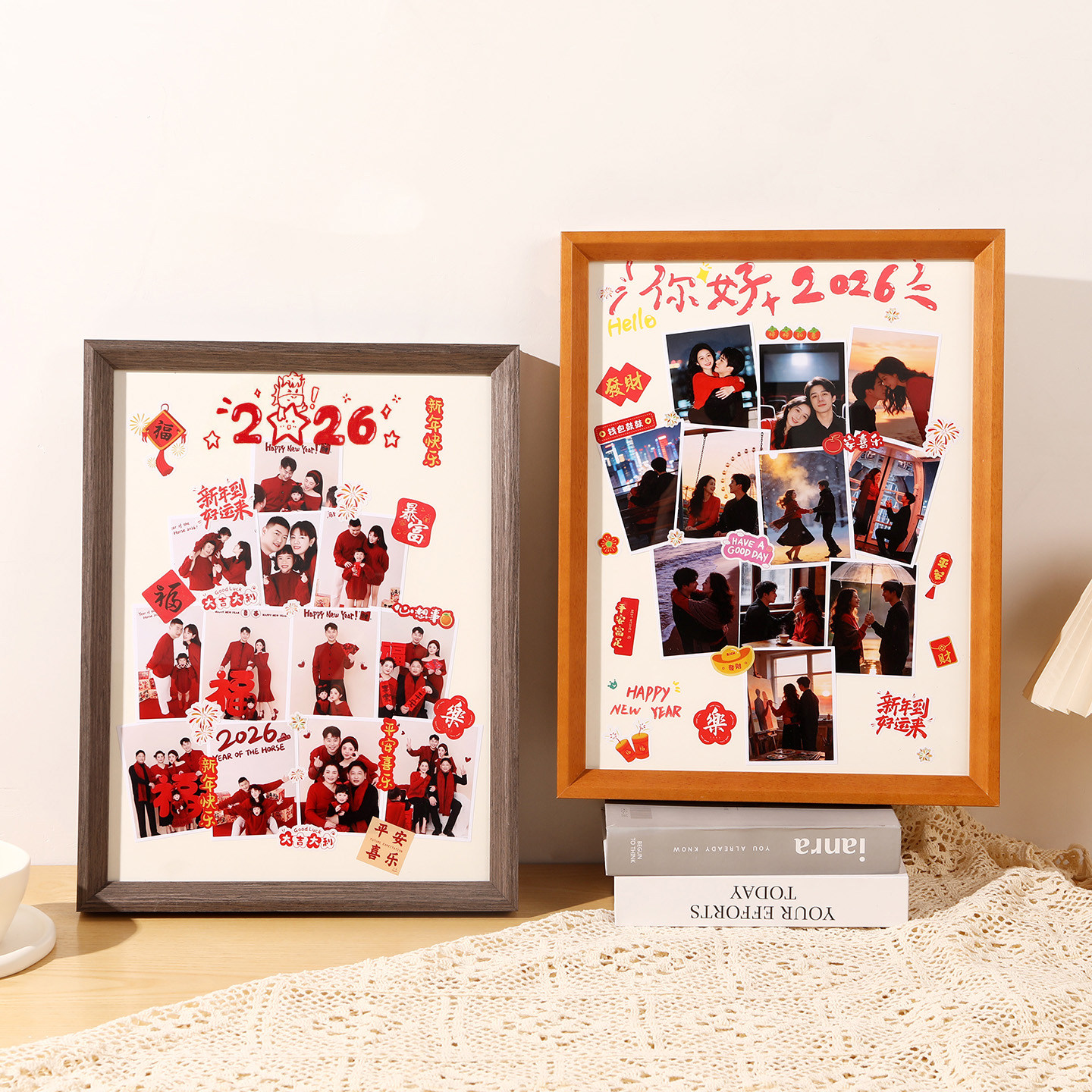 新年情侣diy相框朋友闺蜜拍立得照片定制生日礼物全家福周年纪念,家居饰品,相框/画框,淘宝优惠券,粉丝福利购,淘宝优惠卷