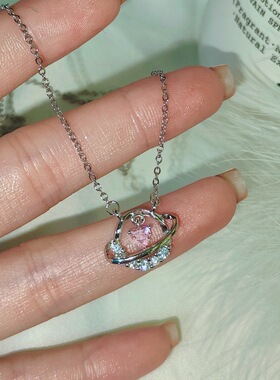 梦幻星球项链女ins小众轻奢设计气质高级锁骨链爆款甜美少女颈链