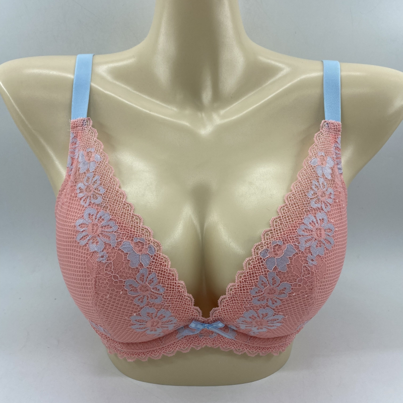 sloggi蕾丝钩花水袋上薄下厚文胸