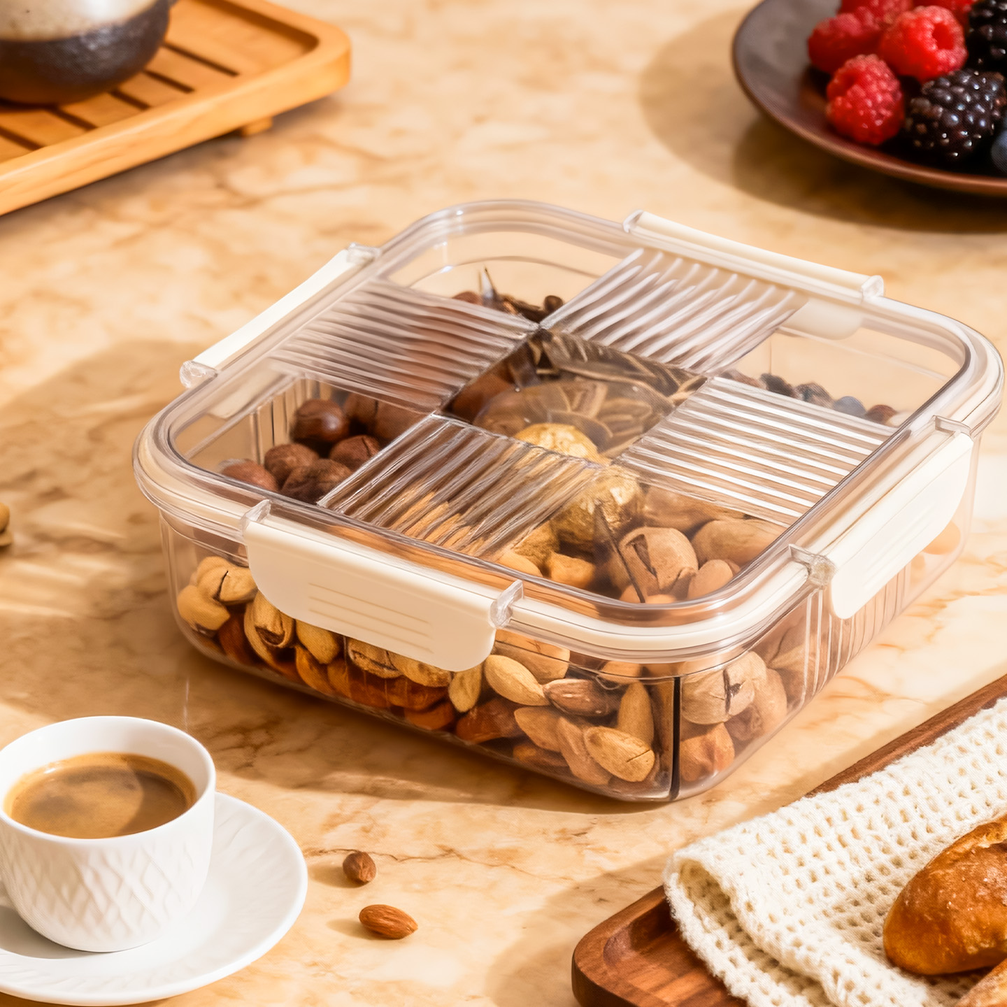 简特果盘轻奢高级感零食糖果盒