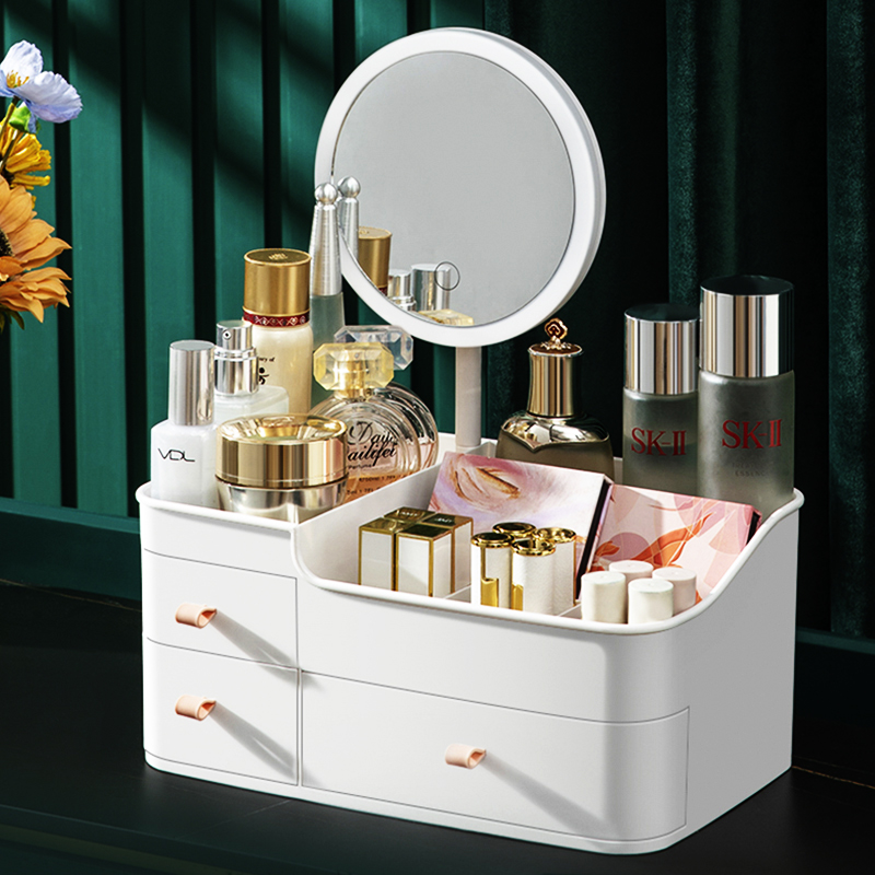 简特否塑料桌面简约抽屉式收纳盒