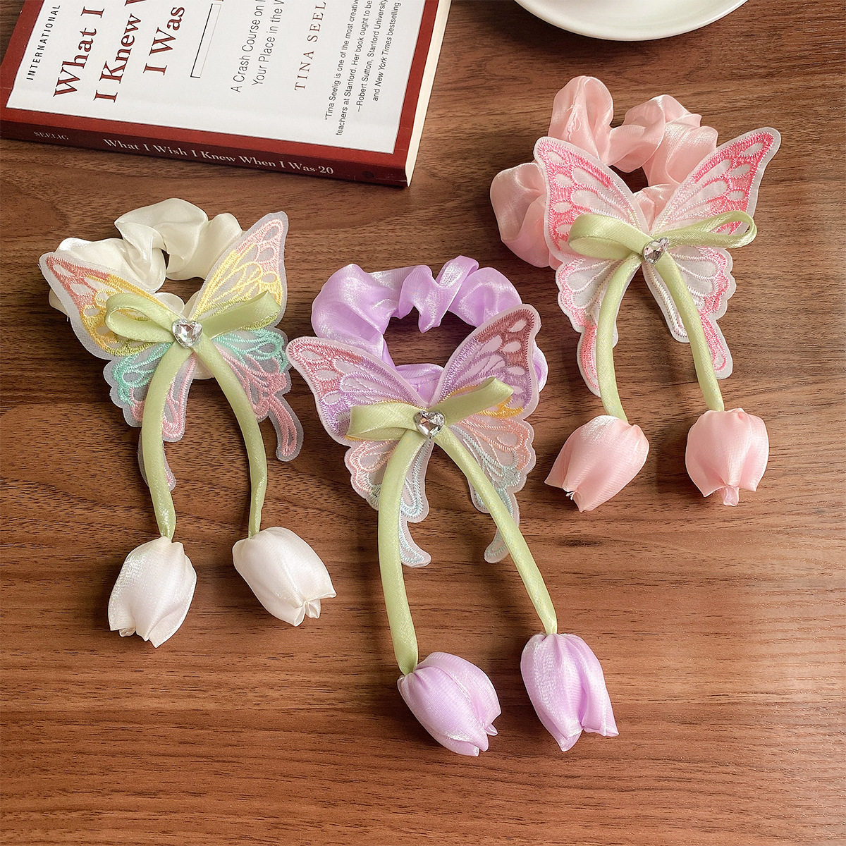 新款儿童超仙郁金香蝴蝶盘发发圈后脑勺马尾大肠发圈公主发饰洋气,饰品/流行首饰/时尚饰品新,发饰,淘宝优惠券,粉丝福利购,淘宝优惠卷