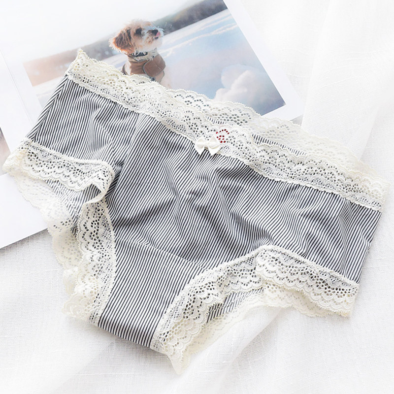 PINKGIRL条纹牛奶丝内裤女丝滑冰丝性感夏季低腰速干少女三角裤,女士内衣/男士内衣/家居服,女三角裤,淘宝优惠券,粉丝福利购,淘宝优惠卷