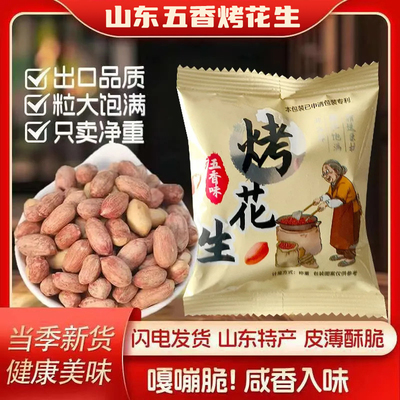五香烤花生米小包装香酥咸香下酒