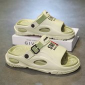 夏季 男2026新款 外穿防滑两用沙滩椰子潮流运动休闲踩屎感 拖鞋 凉鞋