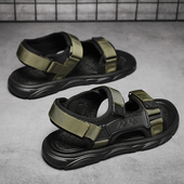 户外开车溯溪涉水沙滩鞋 凉鞋 外穿防滑耐磨运动踩屎感男士 夏季 男款