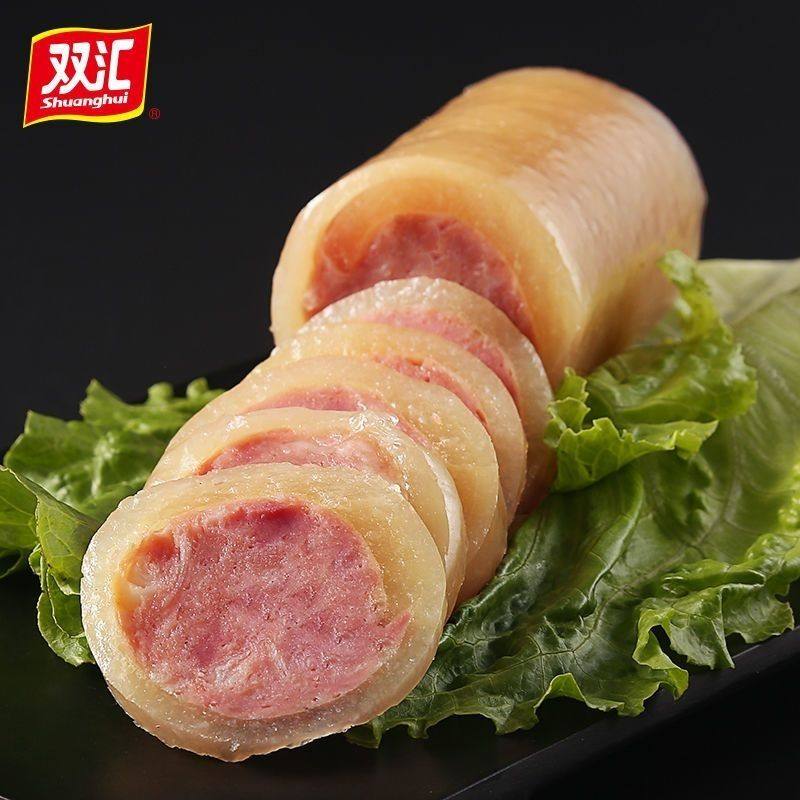 【5月新货】双汇肘花火腿250g开袋即食午餐下酒炒菜水晶猪皮冻